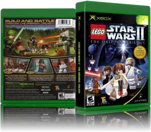 Lego Star Wars II - The Original Trilogy (USA)3D Boxes Back Front